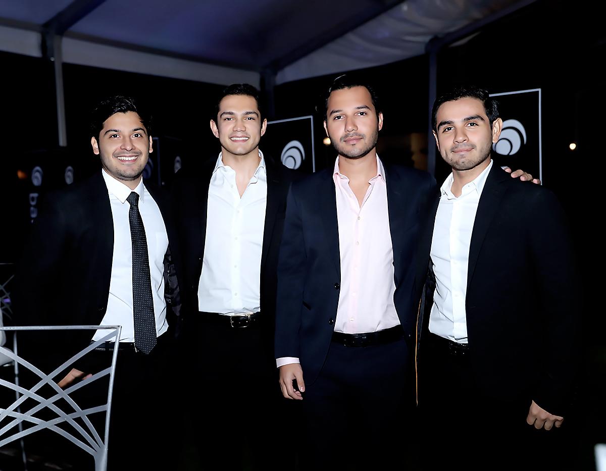 Marco Sarmiento, Cristian Sierra, Francisco Chinchilla y Andrés Argueta. 