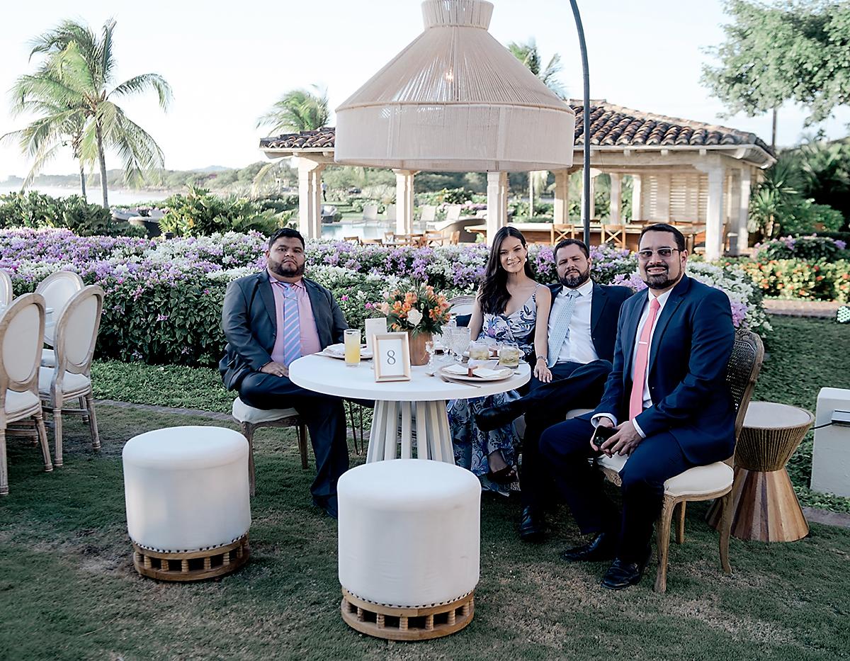 Jorge Tábora, Sarah C’arcamo, Manuel Valladares y José Ricardo Rodas