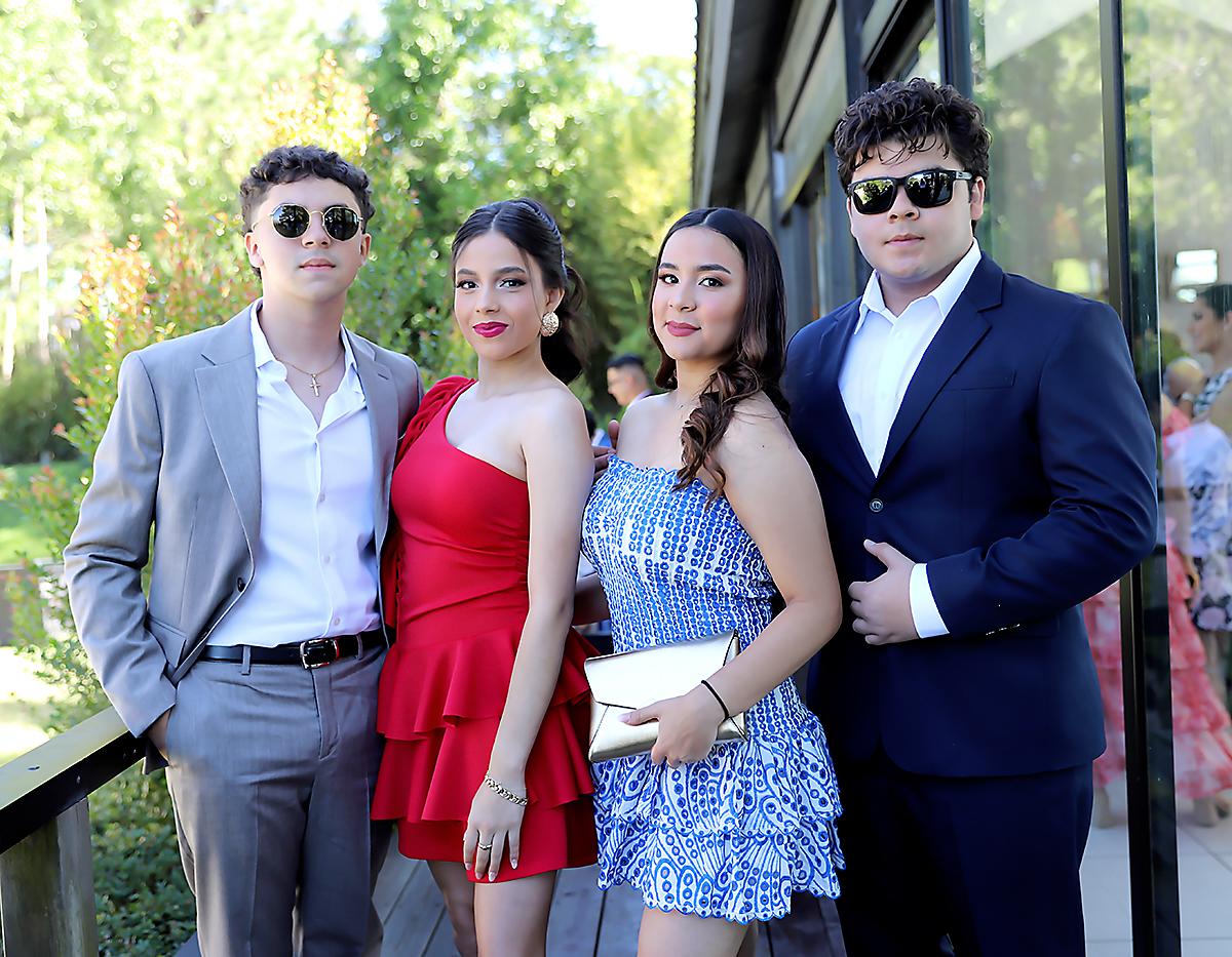 José Brizzio, Ingrid Turcios, Paola Peraza y Patrick Peñate.