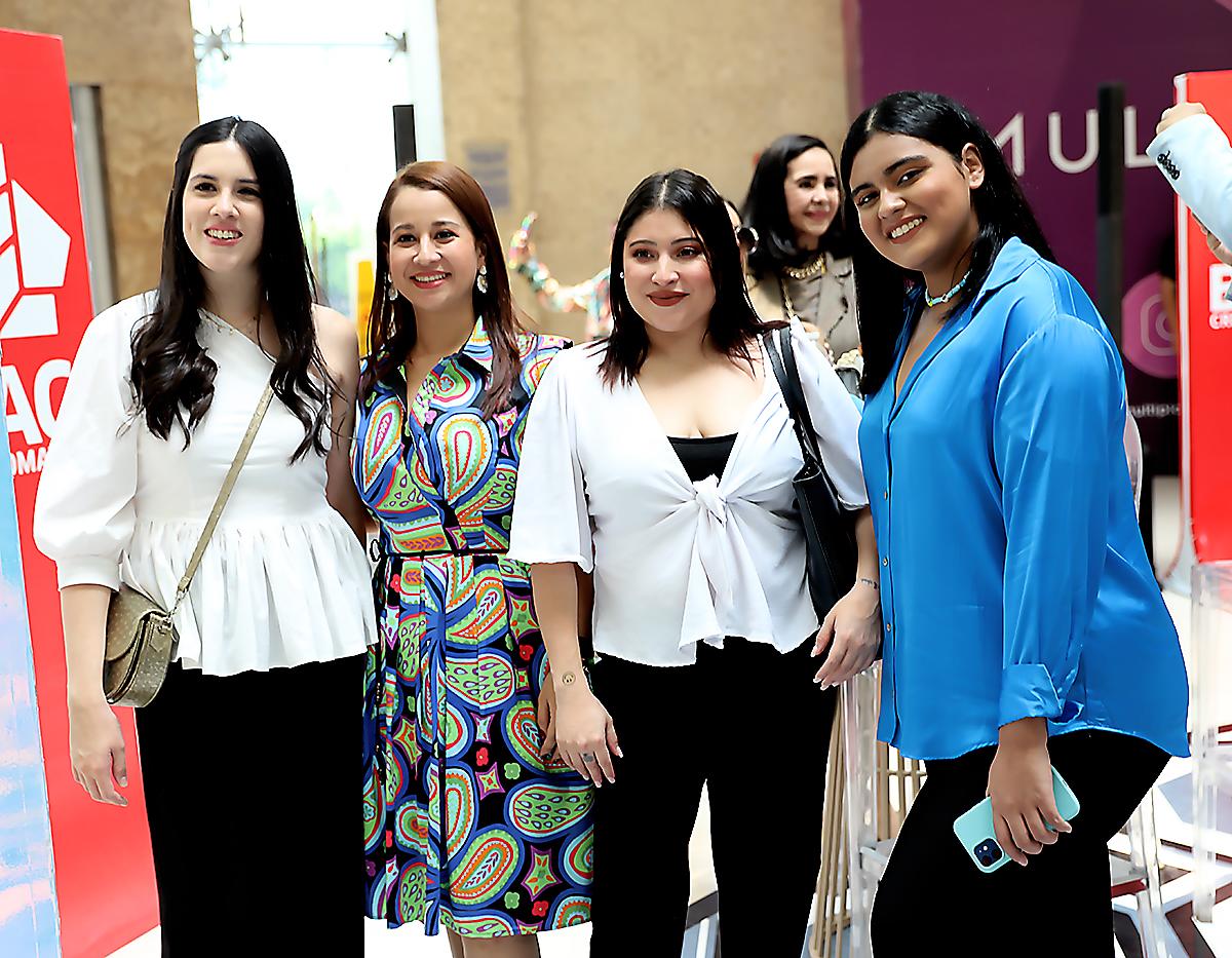 Paola Chinchilla, Lila Fúnez, Maru Quezada y María Fernanda Toscano