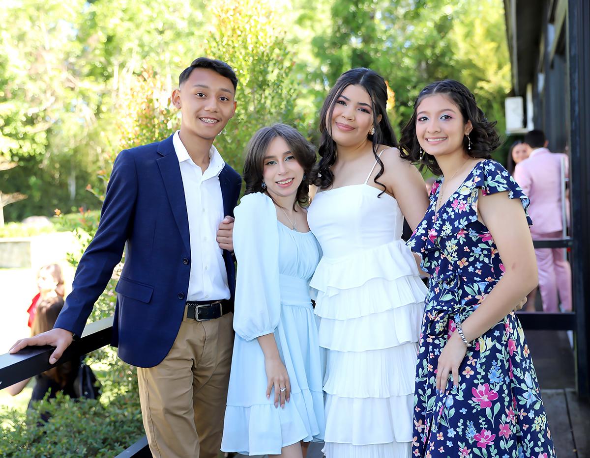 Fernando Vásquez, Eli Valladares, Ana Reconco y Nicolle Sánchez.