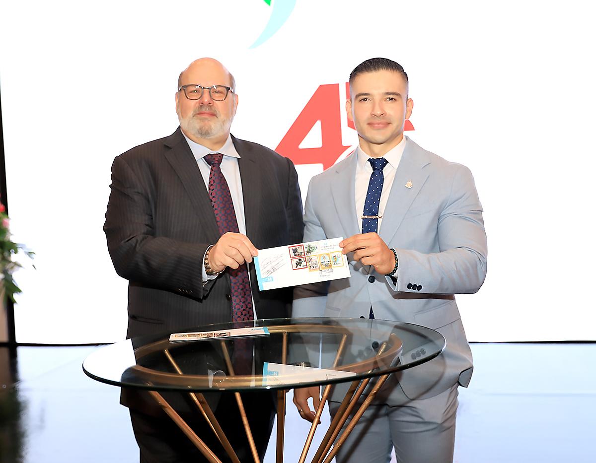 Jorge Canahuati y David Zelaya Flores.