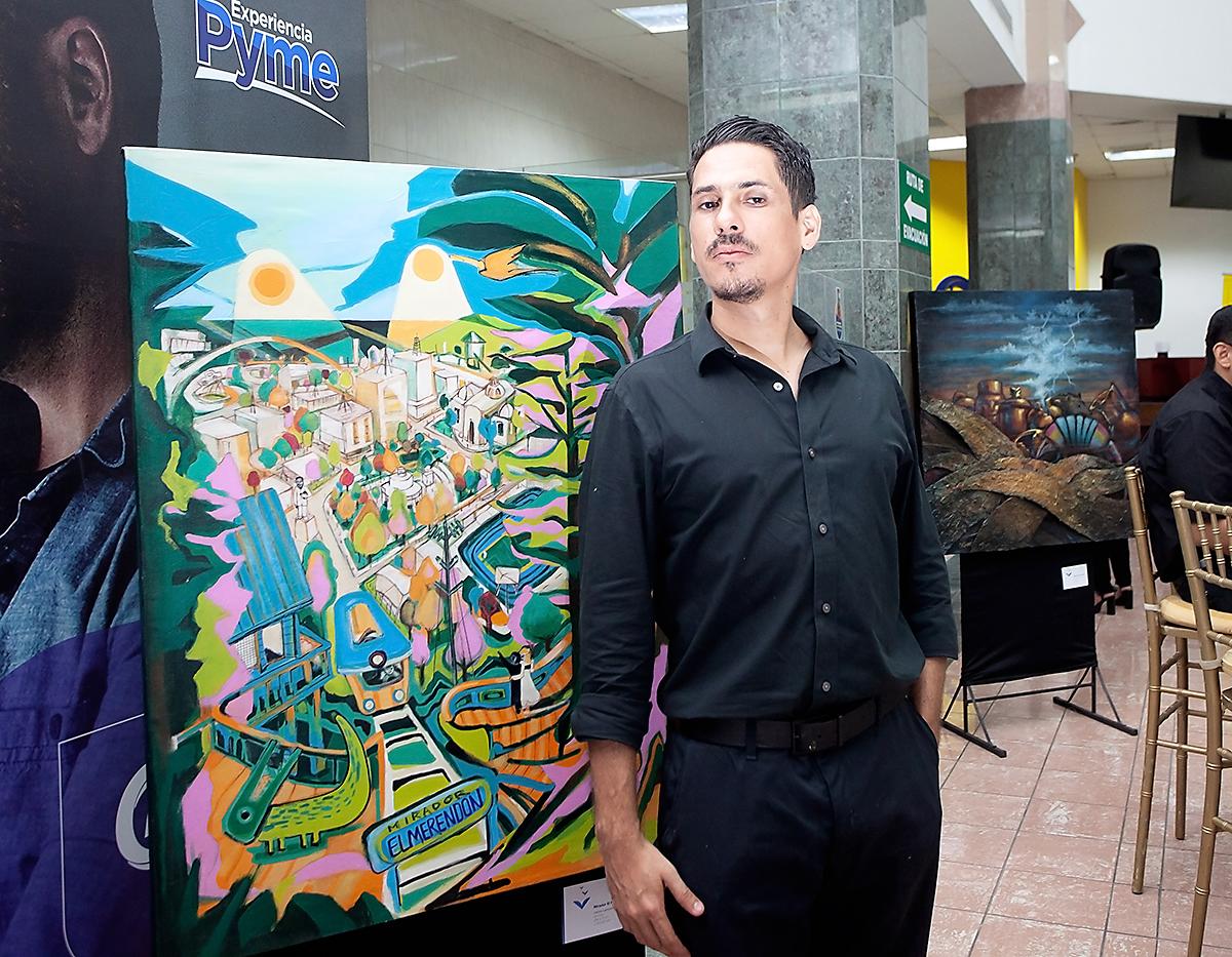 El pintor Carlos Lamothe.