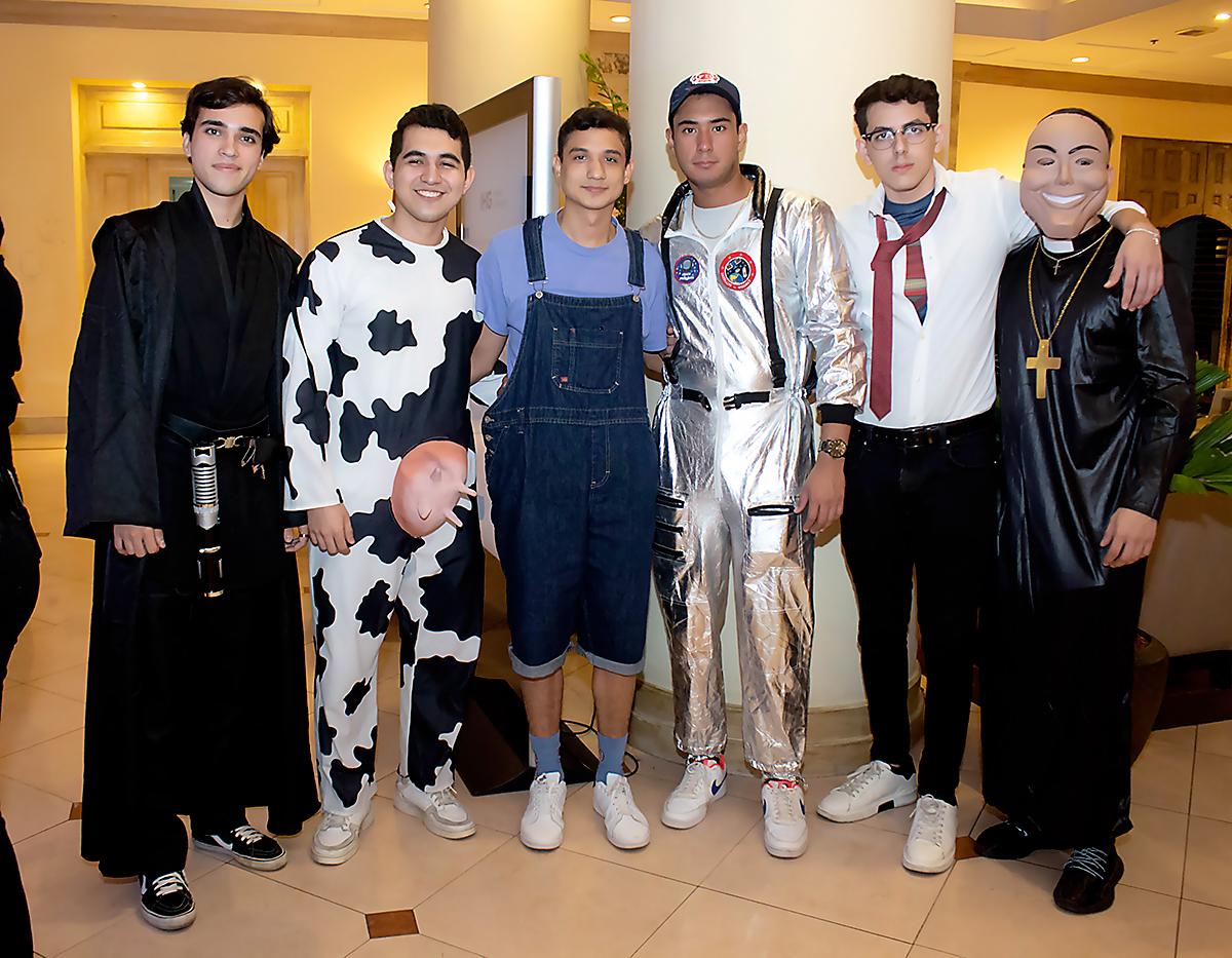 Carlos Ortega, Fabián Espinoza, Carlos Sosa, Antonio Hernández, AlejandroBendaña y Elías Cruz.