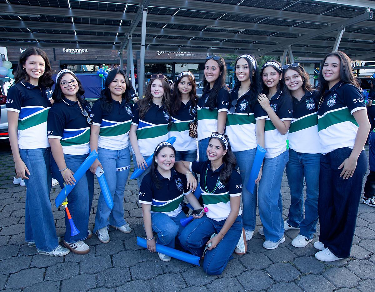 Mari Ale Castillo, María José Pérez, Valeria Acosta, Karina Sánchez, Marcela Linares, Natalia Sandoval, Karla Mejía, Mía Cruz Kury, Fabiana Cano, Virginia Herdocia, María Fernanda Castellón y Natalie Romero.
