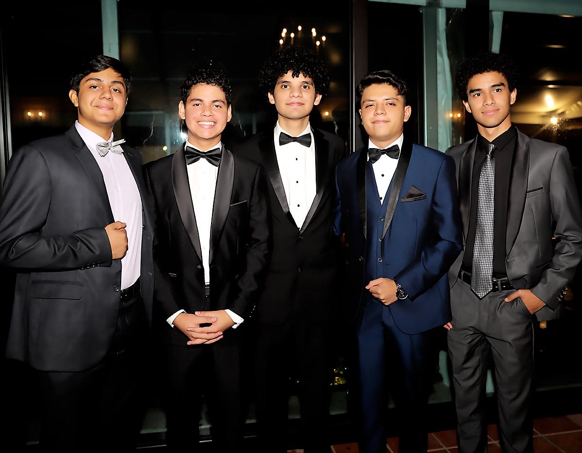 José Ordóñez, Elías López, Javier Handal, Hugo Godoy y Rene Ochoa