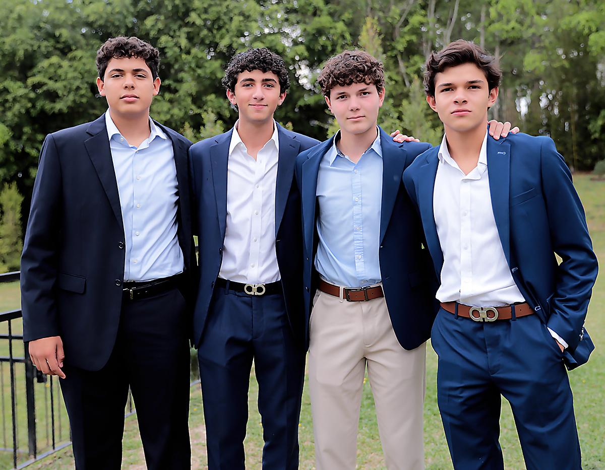 Rodrigo Morales, Jacobo Fanous, Eduardo Rodríguez y Mauricio Molina.