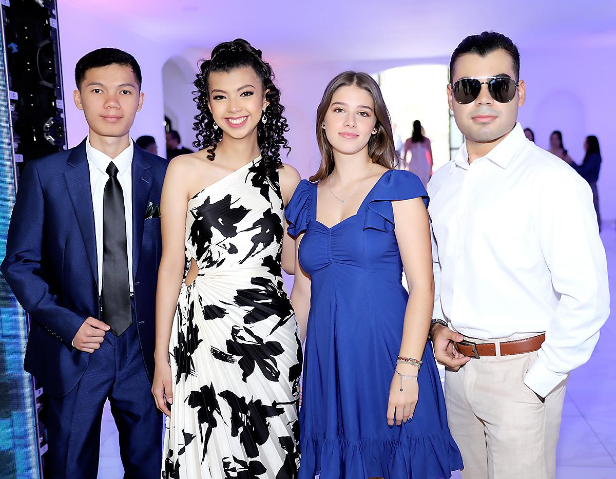 Alan Chen, Ángela Cortes y Sara Antonioli y Diego Ortiz.