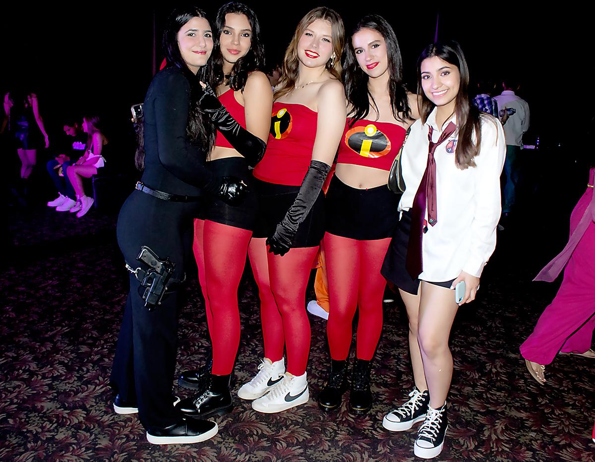 Nayua Misleh, Isabela Melara, Armida Arguello, Lourdes Herdocia y AnaBarahona.