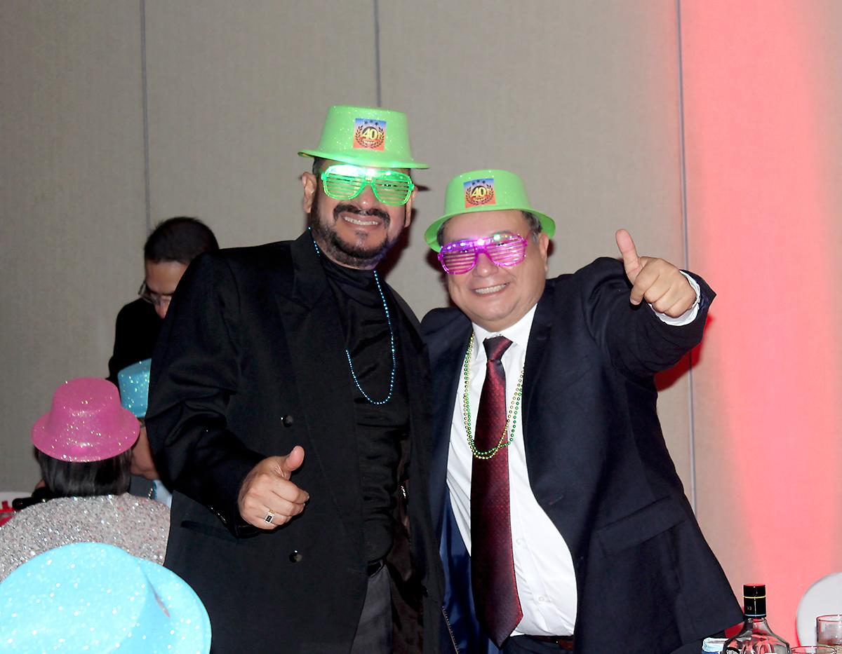 Oscar Bertetty y Dennis Villalta