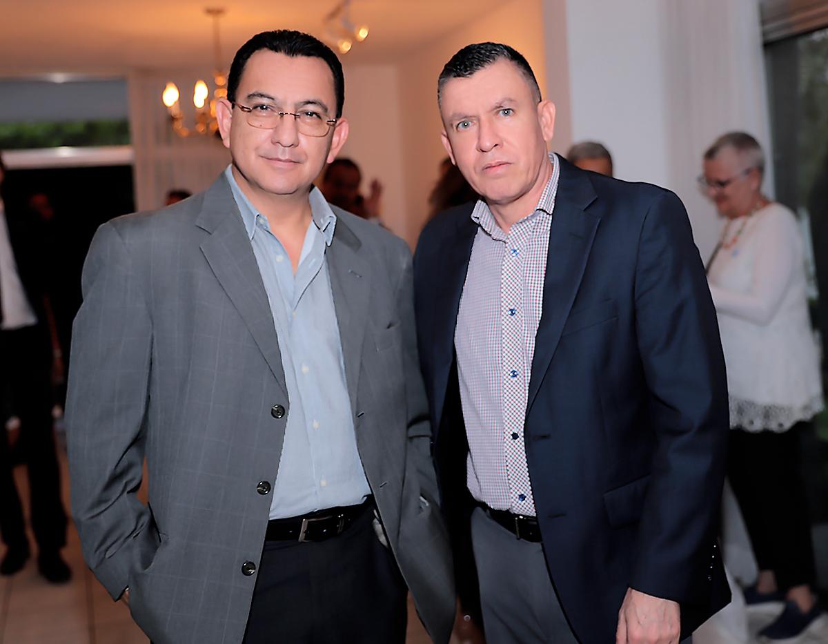 Melvin Duarta y Hermes Moncada.