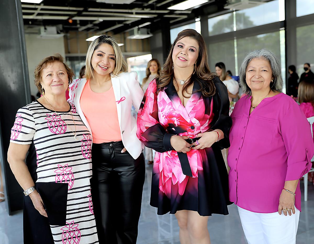Gemma Racciatti, Silvia Rodríguez, Morena Alfaro y Oralia Pineda.