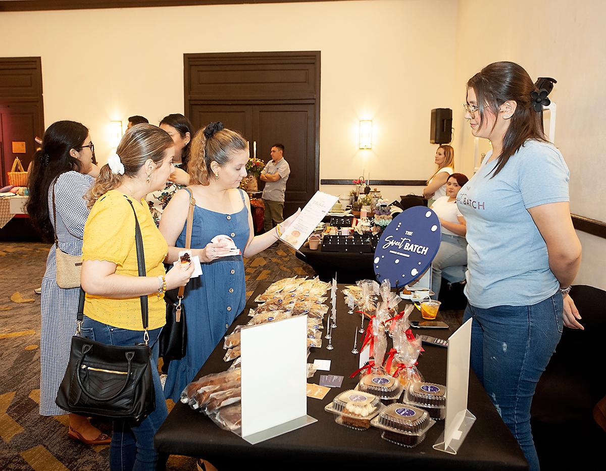 La actividad tenía como objetivo dar a conocer sus marcas, exponer y vender sus productos