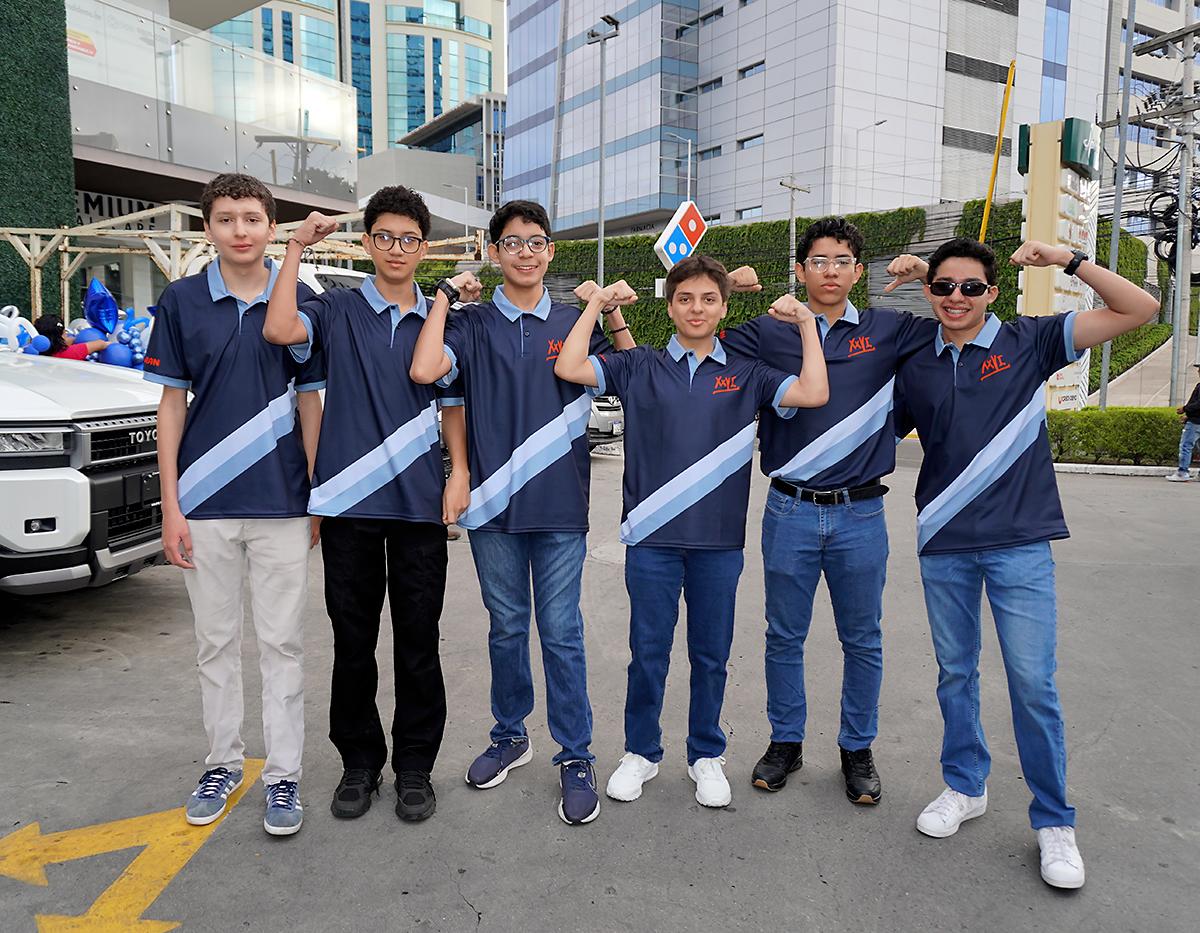 José Roberto Eguigurems, Daniel Isaac Rodríguez, Josué Barahona, André Alessandro Andino, Javier Fuentes y Martín Rovelo. 