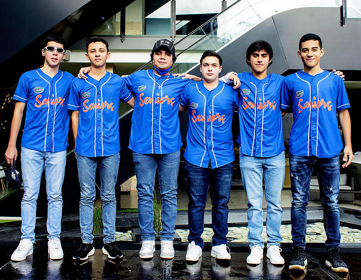 Diego Rubio, José Álvarez, Rafael Bustillo, Larsson Padilla, Óscar Pineda y Jonathan Mendoza