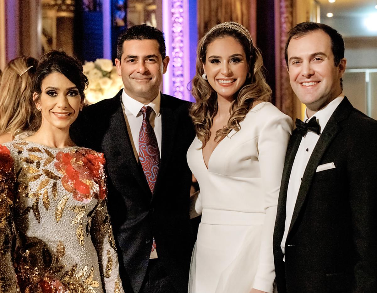 Lille y Antonio Abufele con Daniela y Vincent Trouboul.