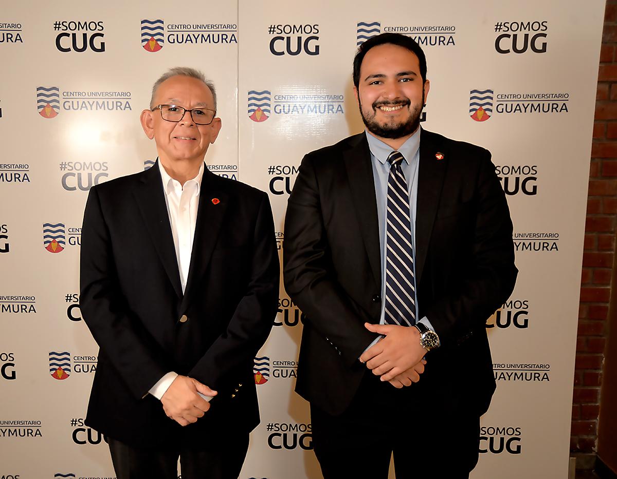 Róger Martínez Miralda y Jorge Kawas.