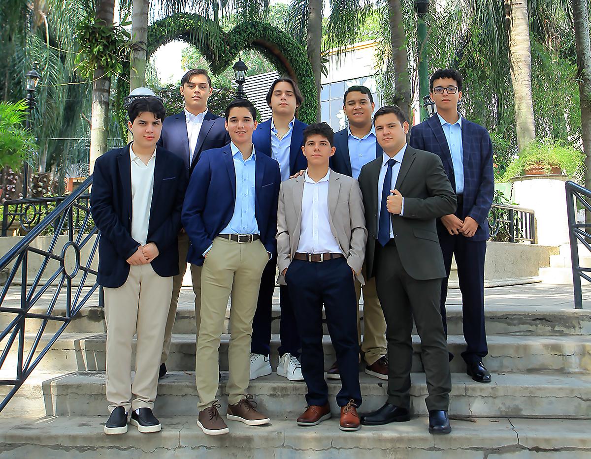 Diego Contreras, Julio Clavasquin, David Méndez, Jared López, Santiago Galeano, Gabriel Martínez, José Burgos y Aarón Cerrato.