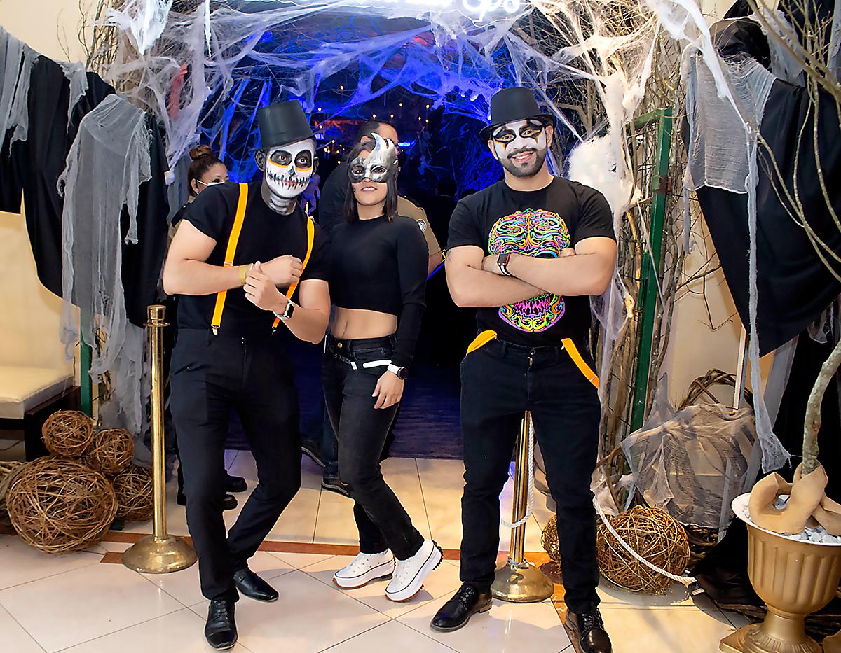 Osmaro Alvarenga, Bessy Nolasco y Josué Cárcamo.
