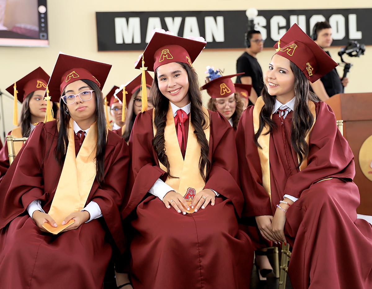 Alessandra Rodríguez, Andrea Hernández y Melanie Valenzuela.