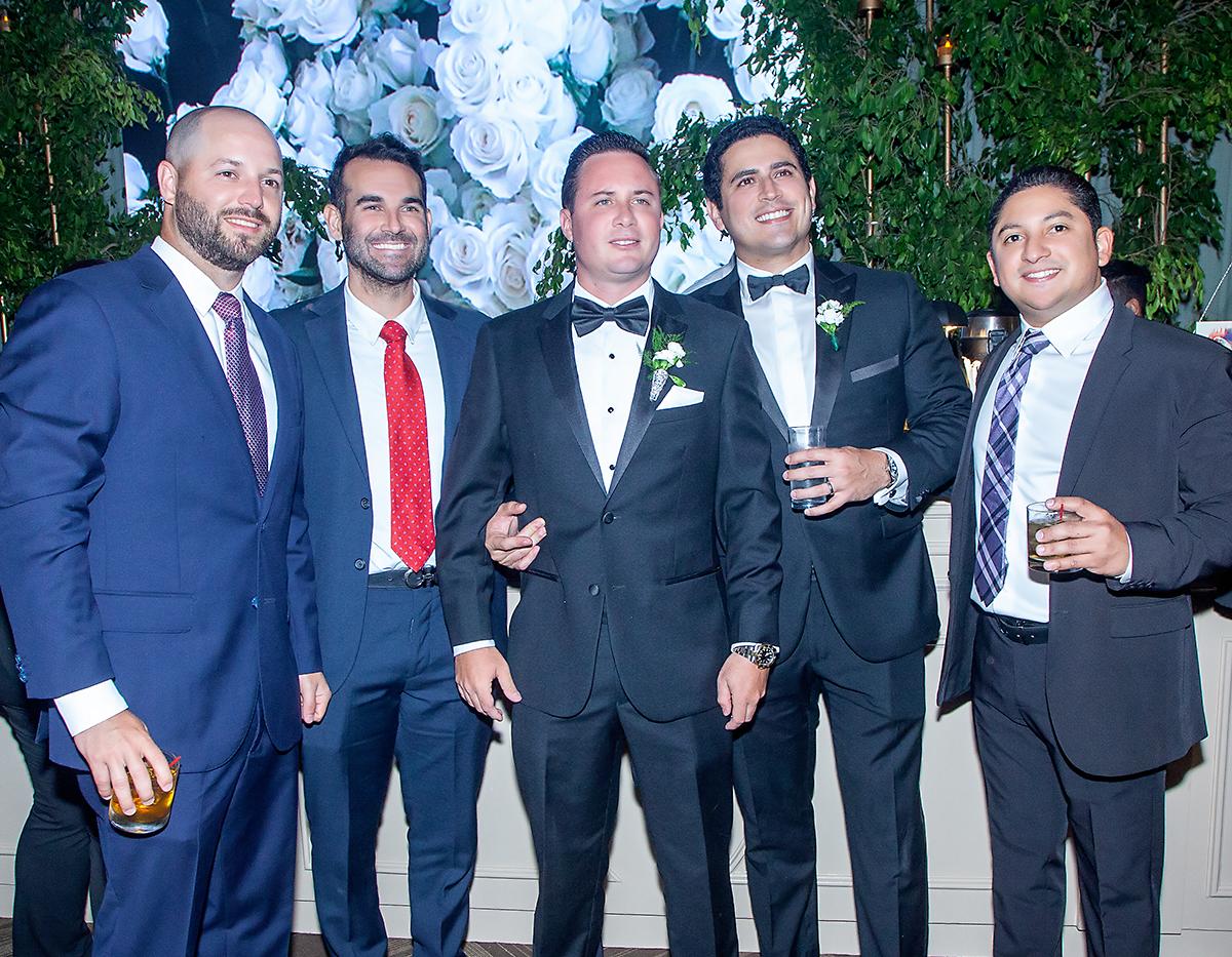 Gabriel Argüello, Diangelo McNab, Dalton Barrosse, Willie Canahuati y Rogelio Carvajal.