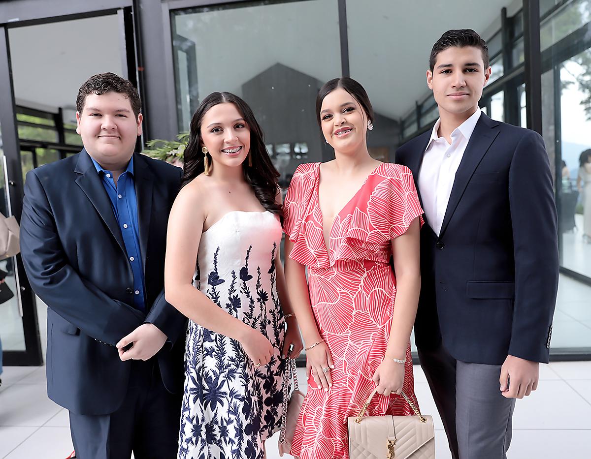 Gabriel Gallardo, Valentina Zuñiga, Andrea Madero y Gabriel Mejía. 