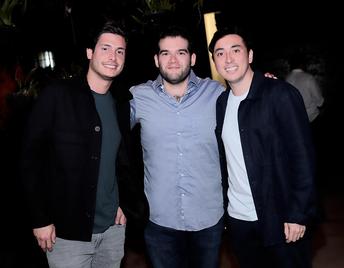 Felipe González, Diego Melara y Sebastián Montenegro.