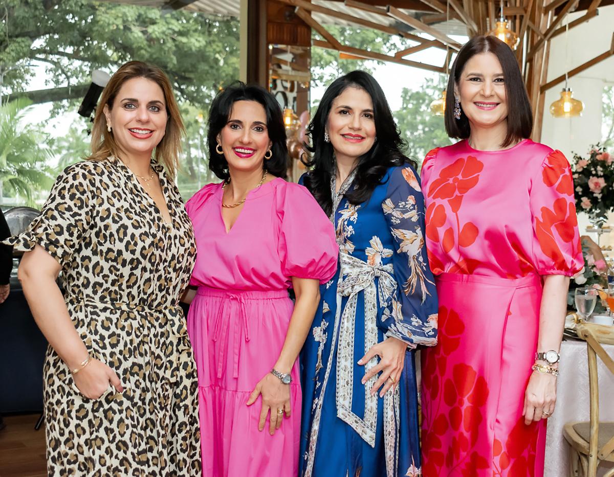 Soad Boadla, Johana Jaar de Faraj, Claudia de Jordán y Genevieve Sarmiento.