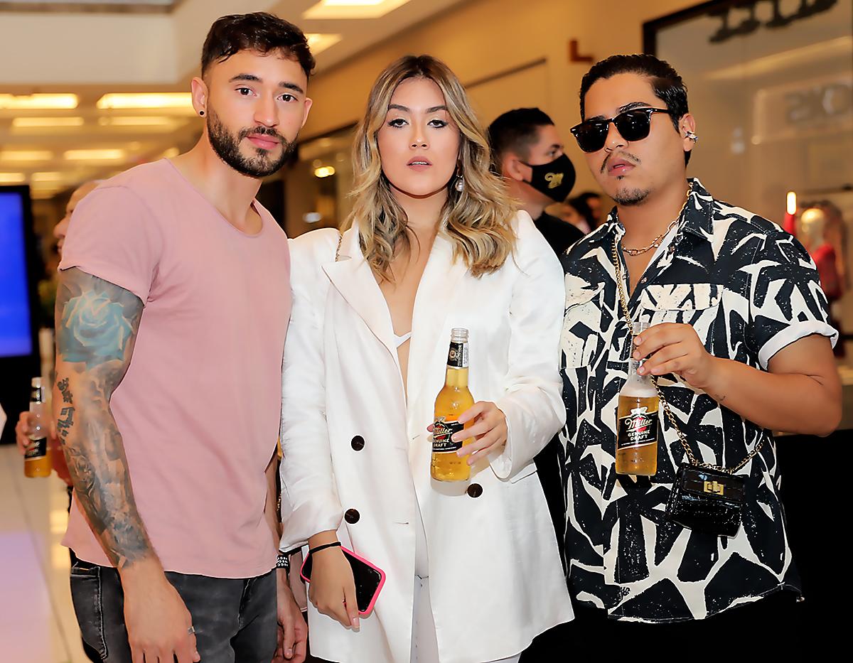Josué Ayala, Isabella Castro y Jeyson García 