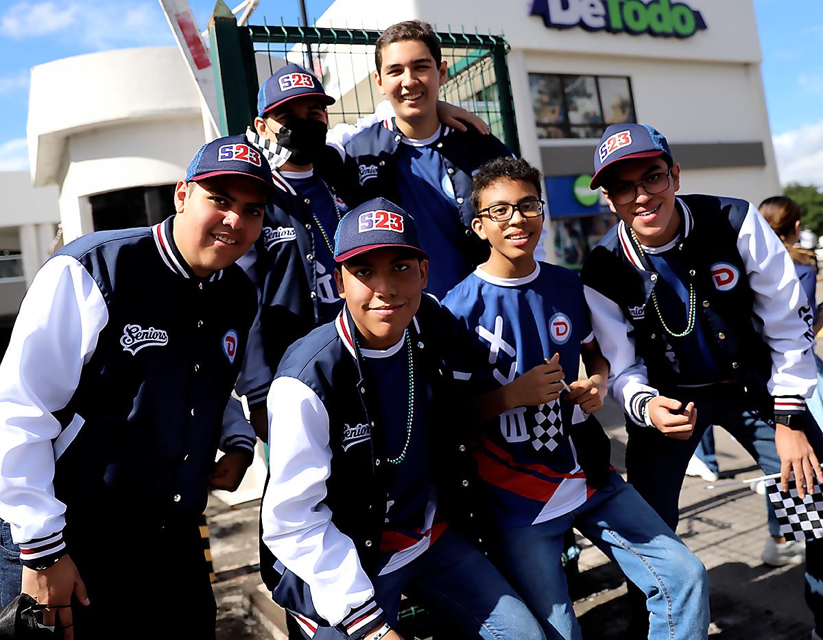 Joel López, Jesús Varela, Andre Hechenbichler, Sebastián Castillo, José Rodas y Aaron Castillo