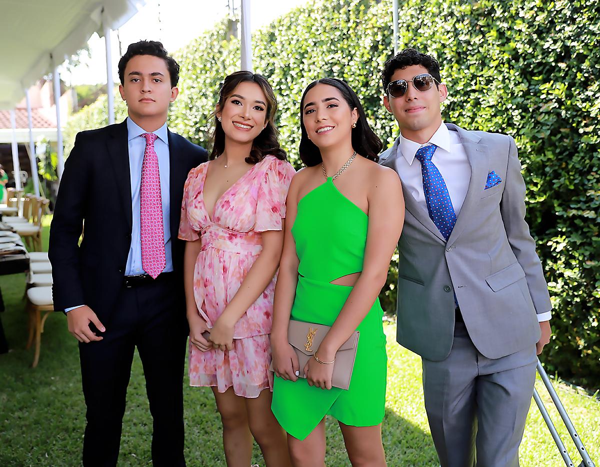 Enrique Enamorado, Dominique Guevara, Natalia Estrada y Donato Estrada.