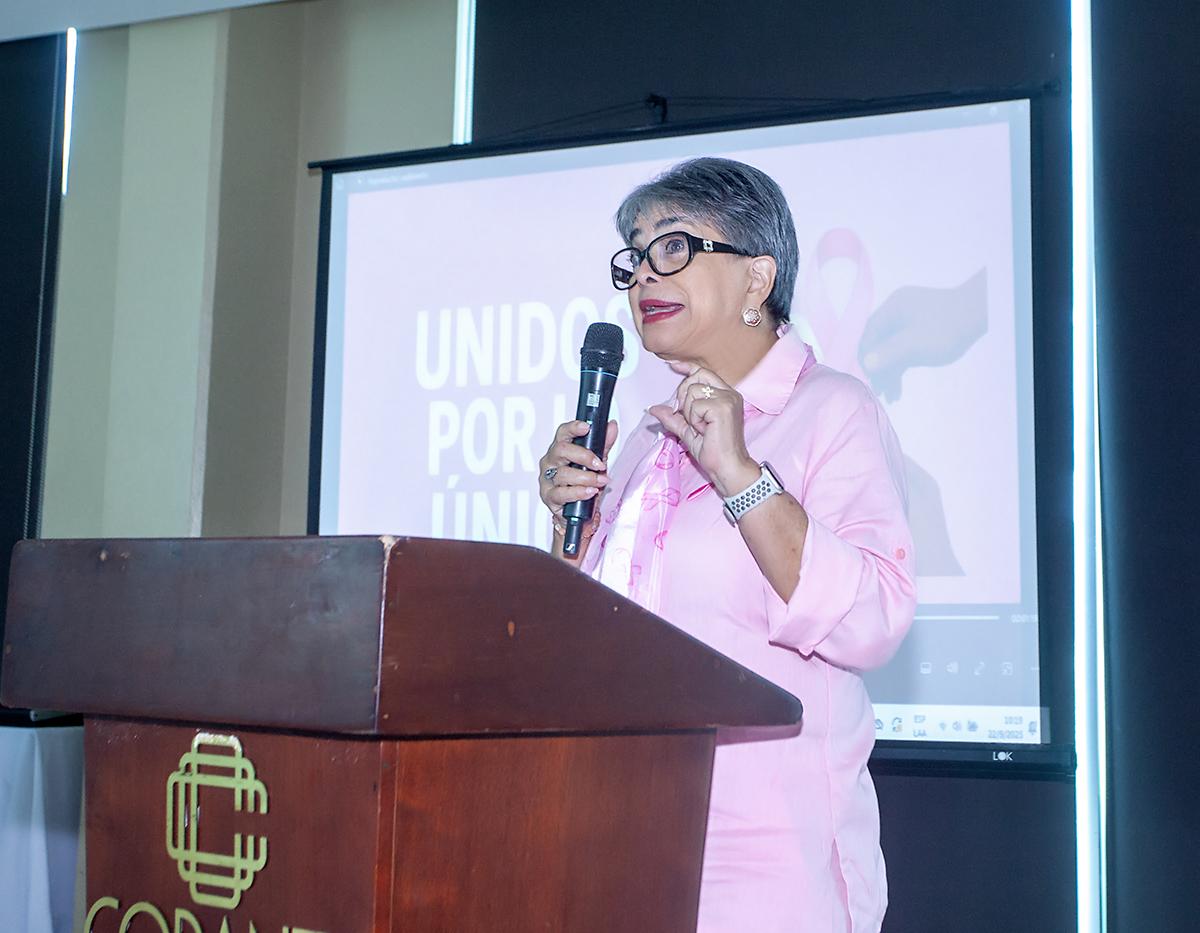 Linda Coello, presidenta de la Bejarano.