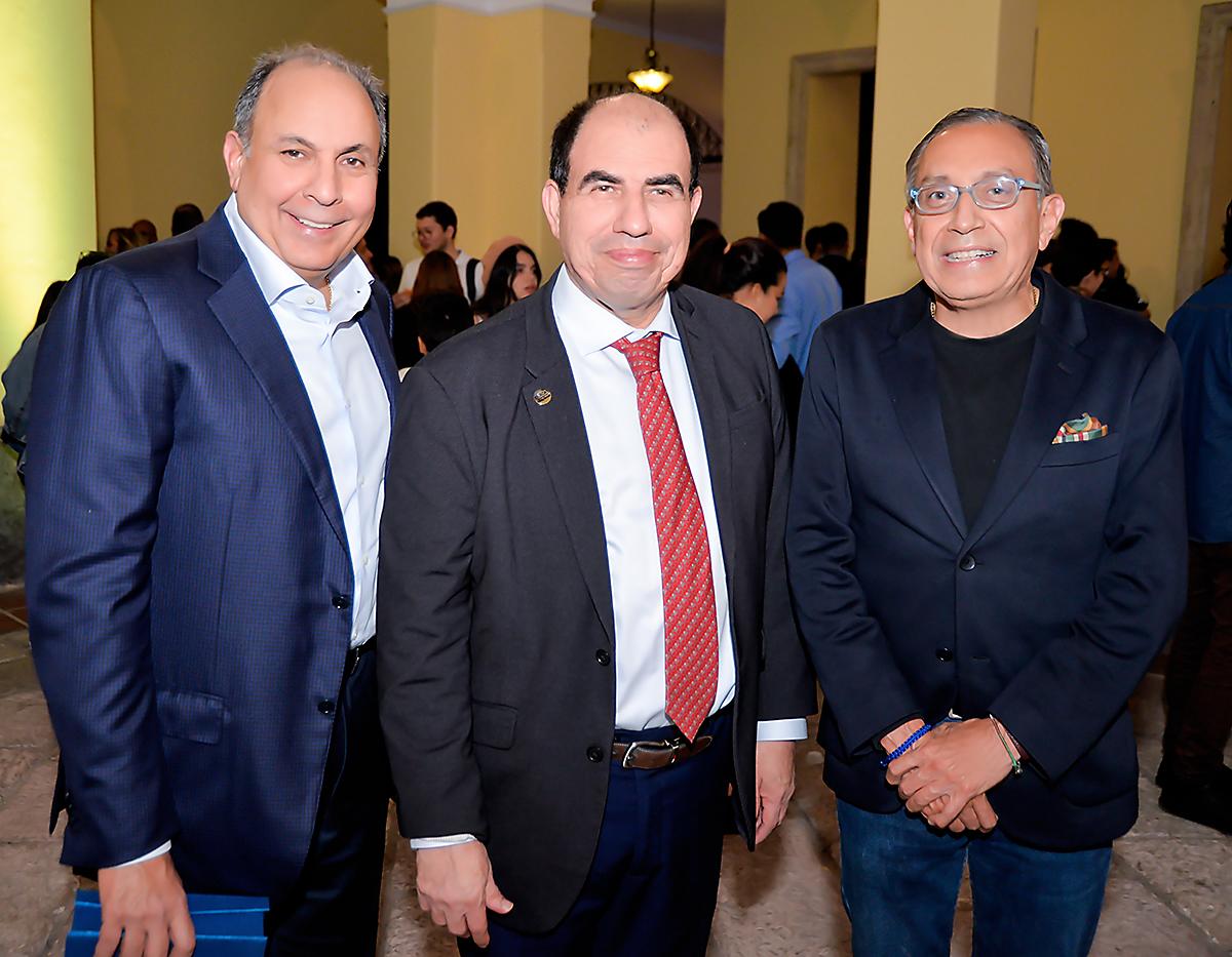 Omar Monterroso, Rey Pineda Castro y Roberto Villeda