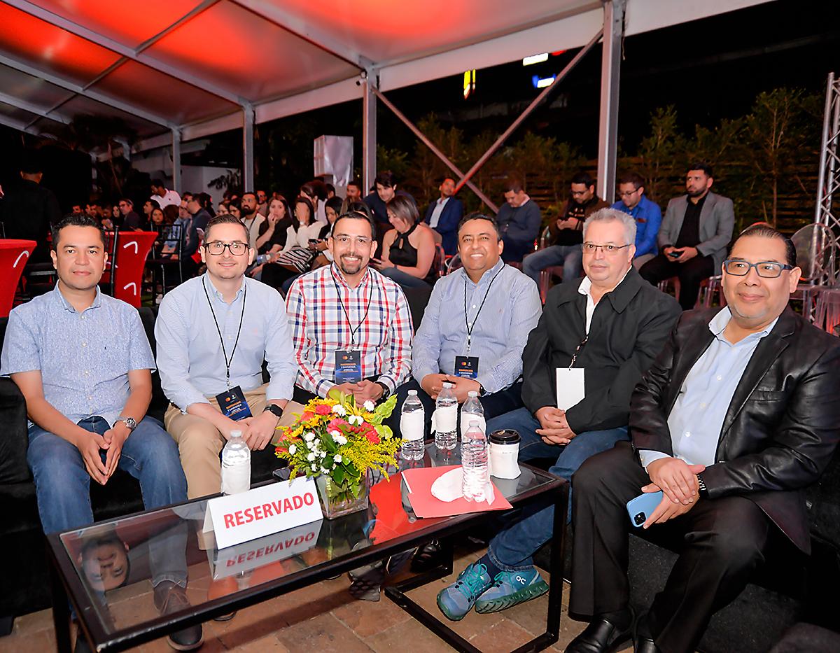 Fredy Pineda, Aldo Pecorelli, Fabio Tábora, Jorge Cano, Wilberto Díaz y Luis Felipe Sánchez.