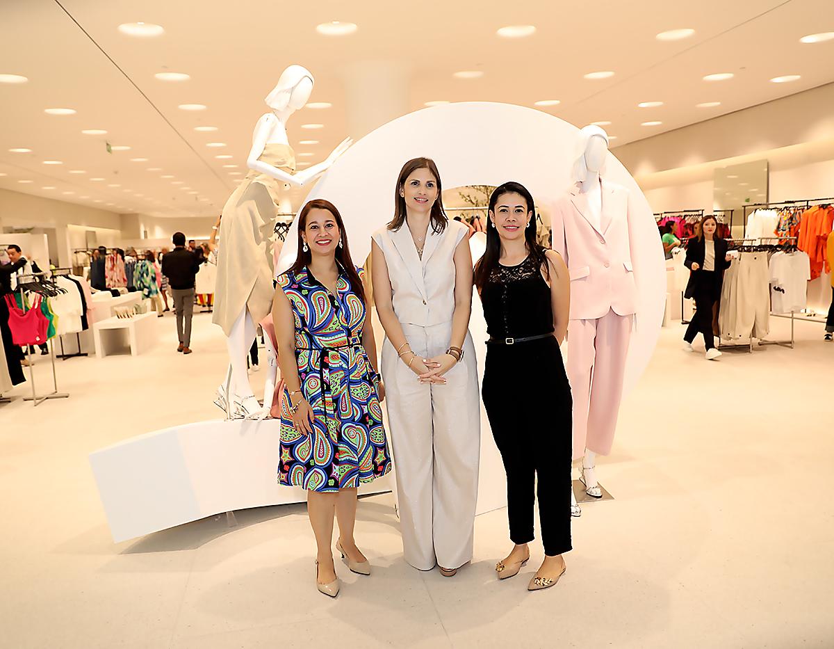 Lila Fúnez, Pamela Cruz y Eugenia Palacios