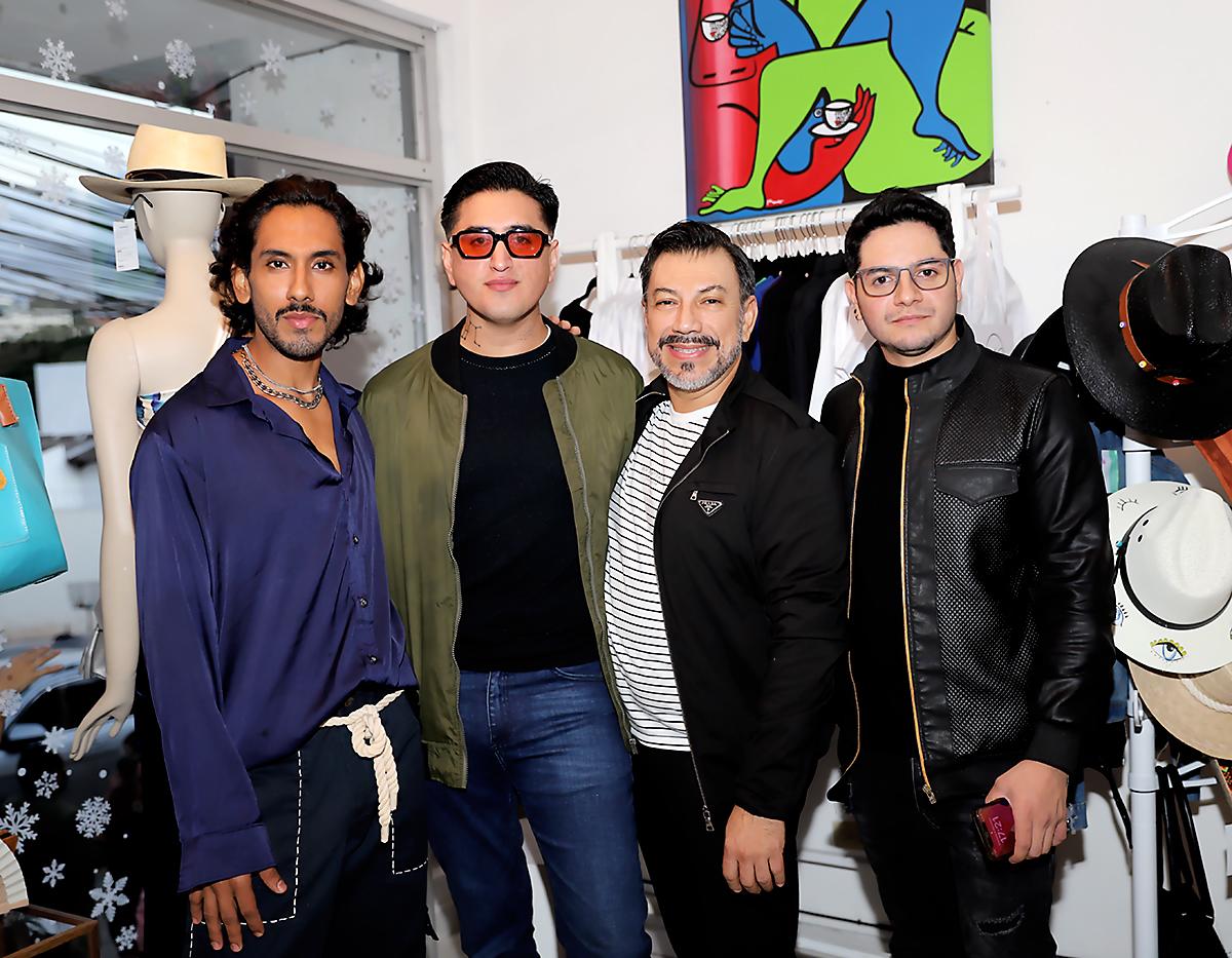 Luis Guillén, José Vargas, Yoyo Barrientos y Don Camazots