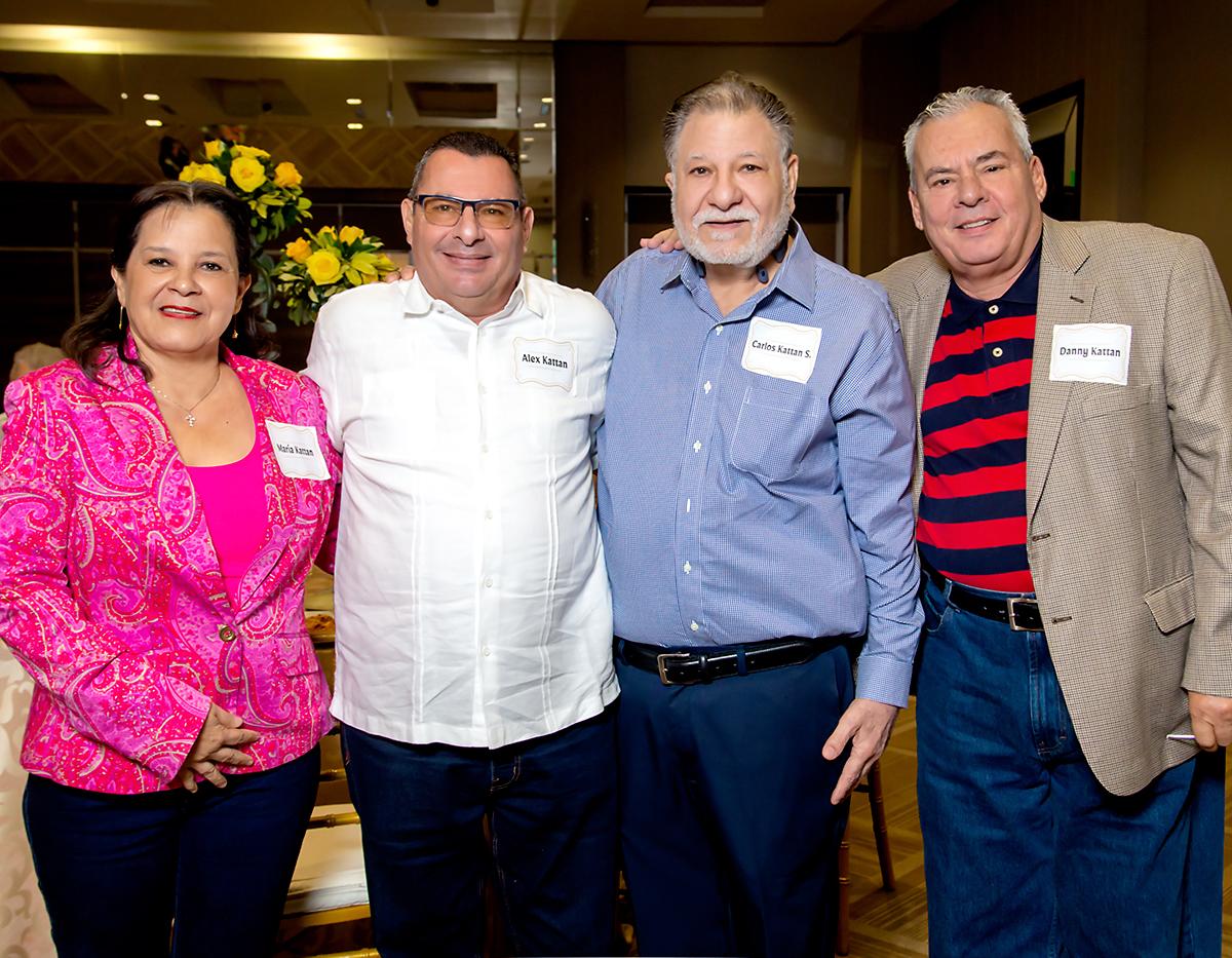 María Kattán, Alex Kattán, Carlos Kattán y Danny Kattán.