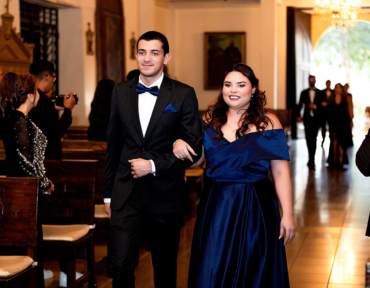 Marcelo Bran y Gisselle López.