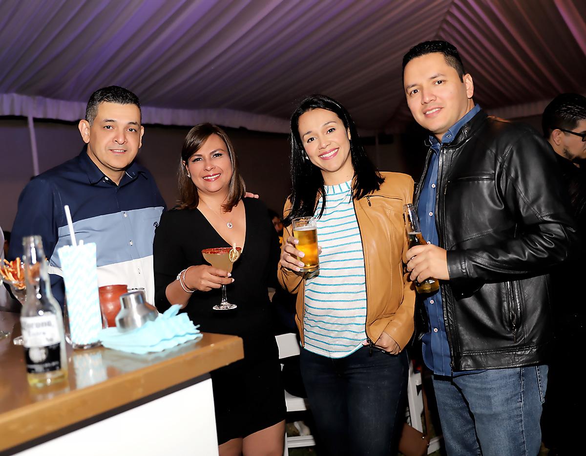Kelsin Cruz, Sandra Gamez, Keylyn Rios y Onan Franco