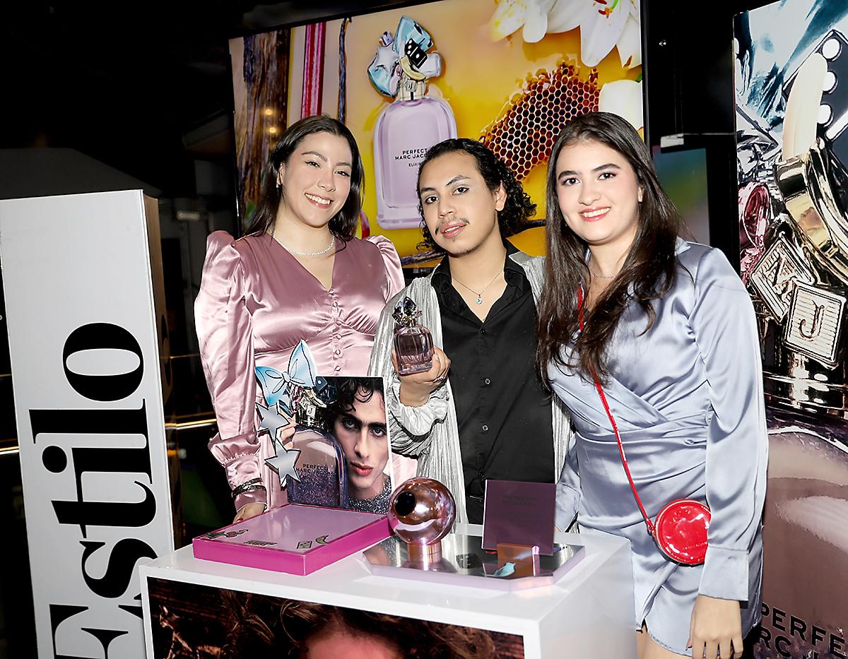 Tali Espinoza, Erick Molina y Tatiana Bendeck