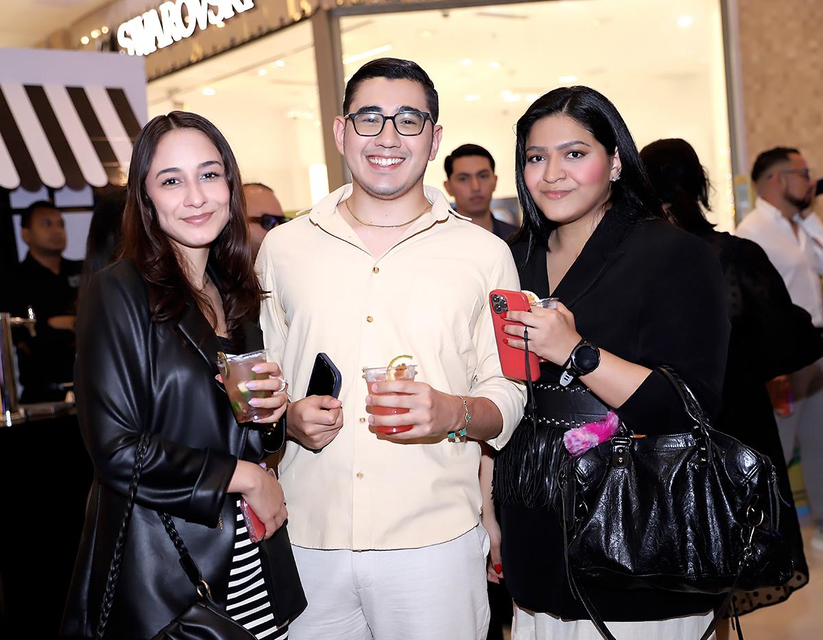 Viviani Alvarado, Eduardo Amador y Victoria Figueroa.