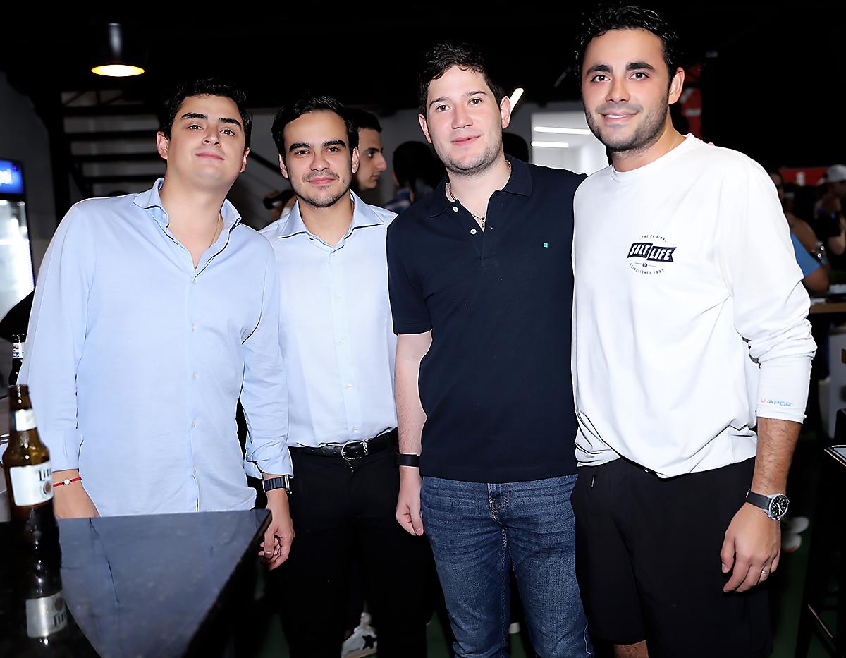 Mario Villed, Mario Maldonado, Juan Carlos García y Alberto Sikaffy.