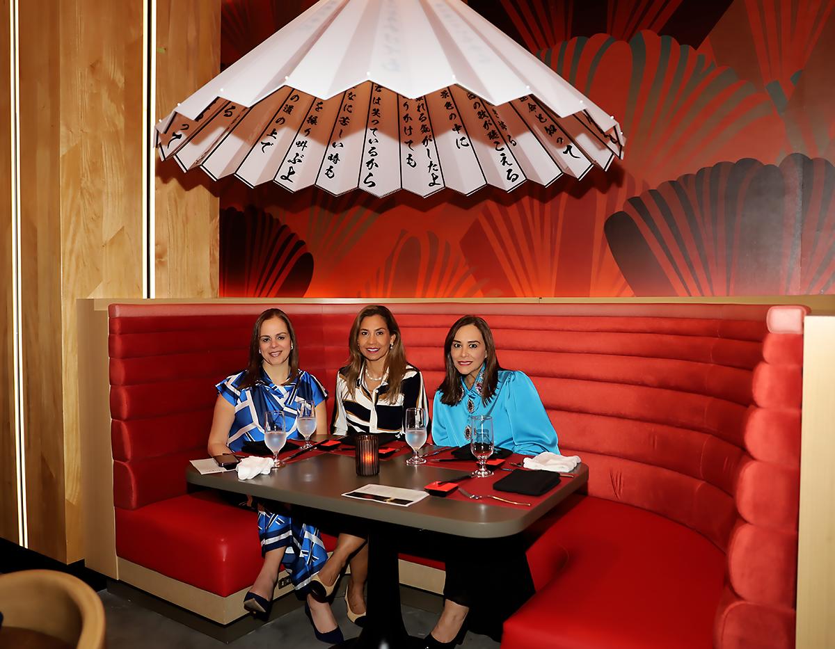 Jacky Asfura, Marcela Calderón y Valeska Montoya
