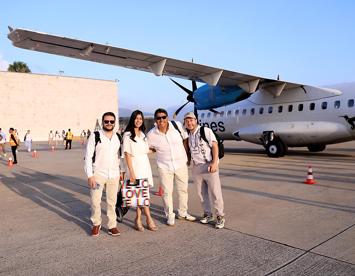 Mikel Flores, Elena Castillo, Jose Luis Alvarenga y Andrés García