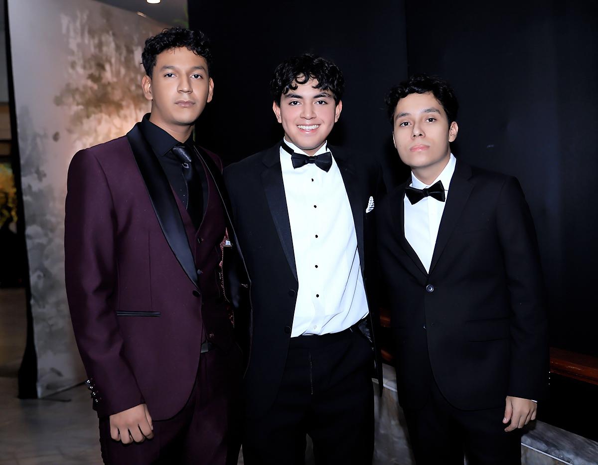 Rigoberto Ferrera, Víctor Cárdenas y Guillermo Pineda