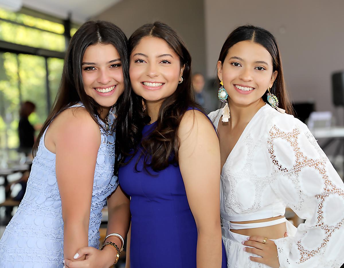 Luna Castro, Sofía López y Luisa Torres