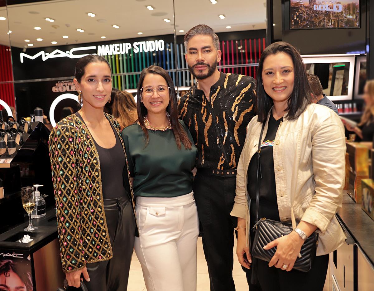 Natalia Fonseca, Lila Fúnes, Saúl Larios y Marisol de Pierrefeu.