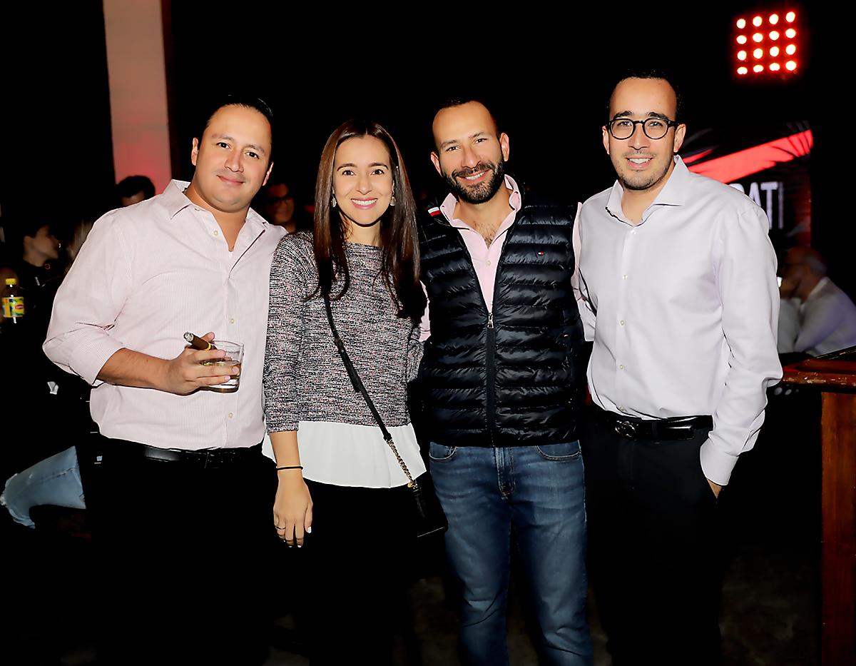 Arturo Corrales, Mónica Aguirre, Daniel Parras y Roberto González.