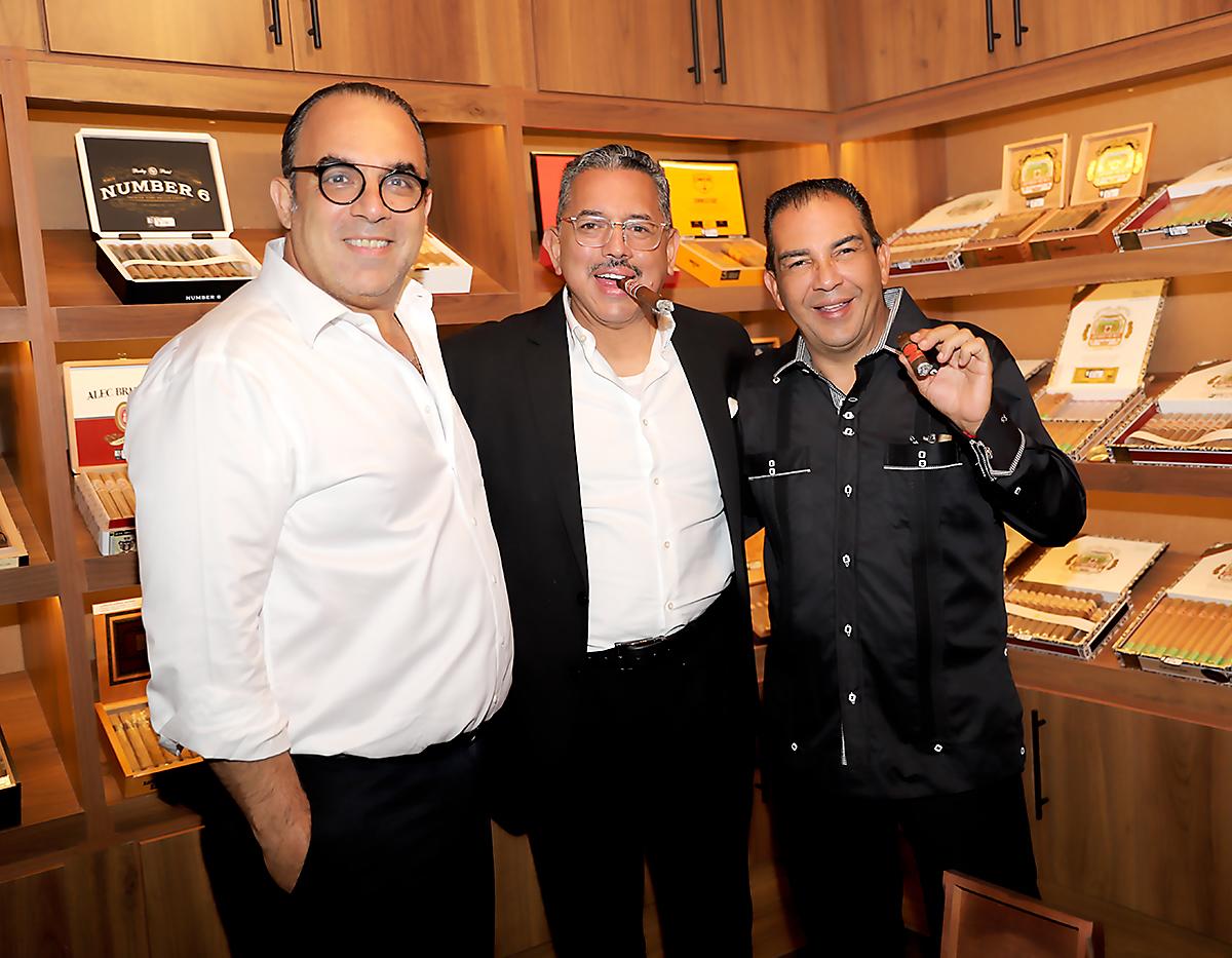 Fernando Lama, Chibly Salamé y Pedro Cuba