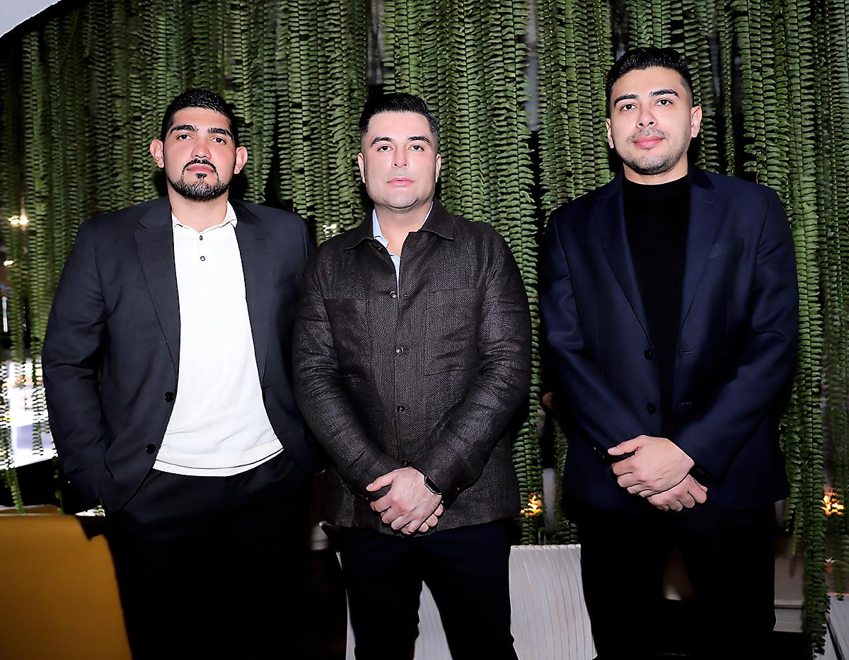 Mario Fortín, René Betancourt y Fernando Santos.